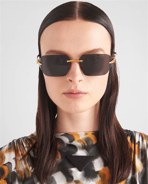 prada 55ss|Slate Gray Lenses Runway Sunglasses .